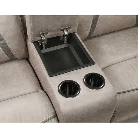  Steve Silver Furniture Tyson TY850CL Reclining Console Loveseat IMAGE 6