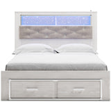  Signature Design by Ashley Altyra B2640B19 Queen Upholstered Bookcase Bed with Storage IMAGE 2