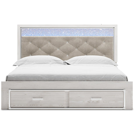  Signature Design by Ashley Altyra B2640B29 King Upholstered Storage Bed IMAGE 2