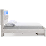  Signature Design by Ashley Altyra B2640B30 King Upholstered Bookcase Bed with Storage IMAGE 3