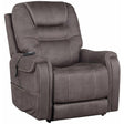  Steve Silver Furniture Brisbane BS850CG Power Lift Chair w/Three Heat Zones - Stone IMAGE 1