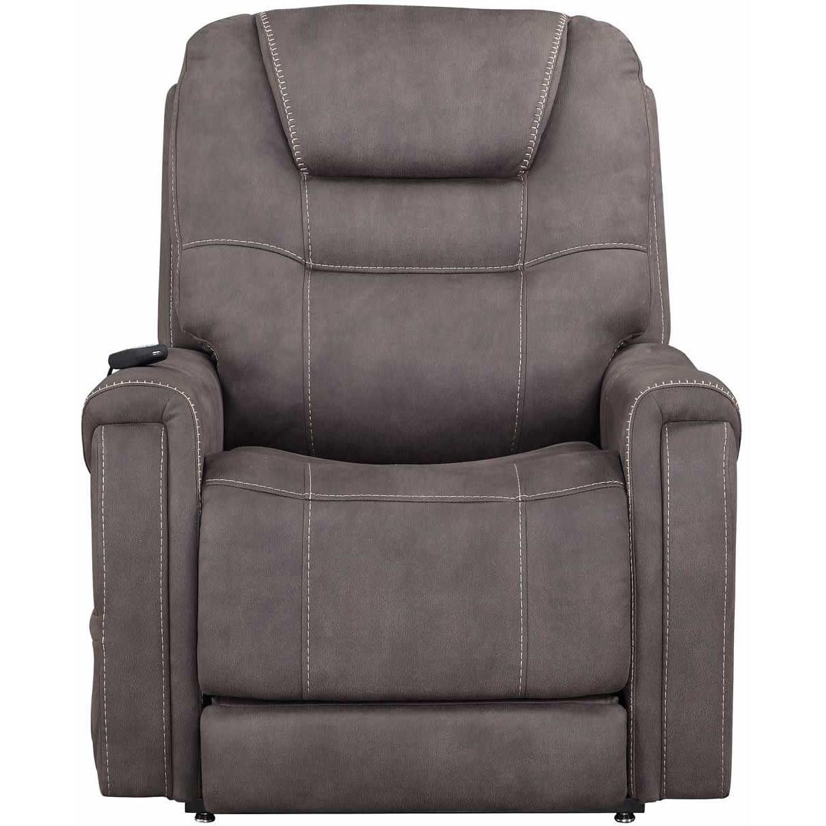  Steve Silver Furniture Brisbane BS850CG Power Lift Chair w/Three Heat Zones - Stone IMAGE 4