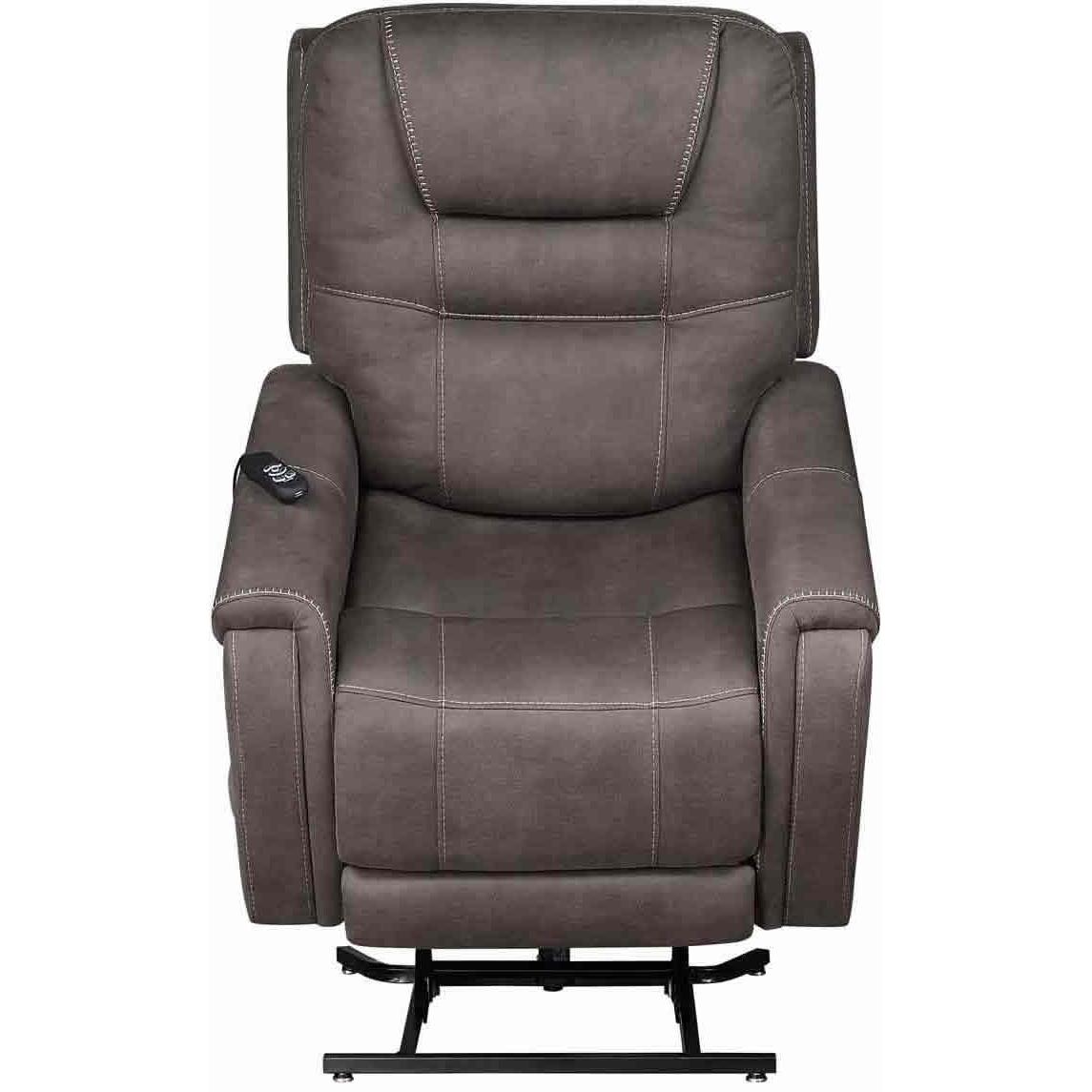  Steve Silver Furniture Brisbane BS850CG Power Lift Chair w/Three Heat Zones - Stone IMAGE 6