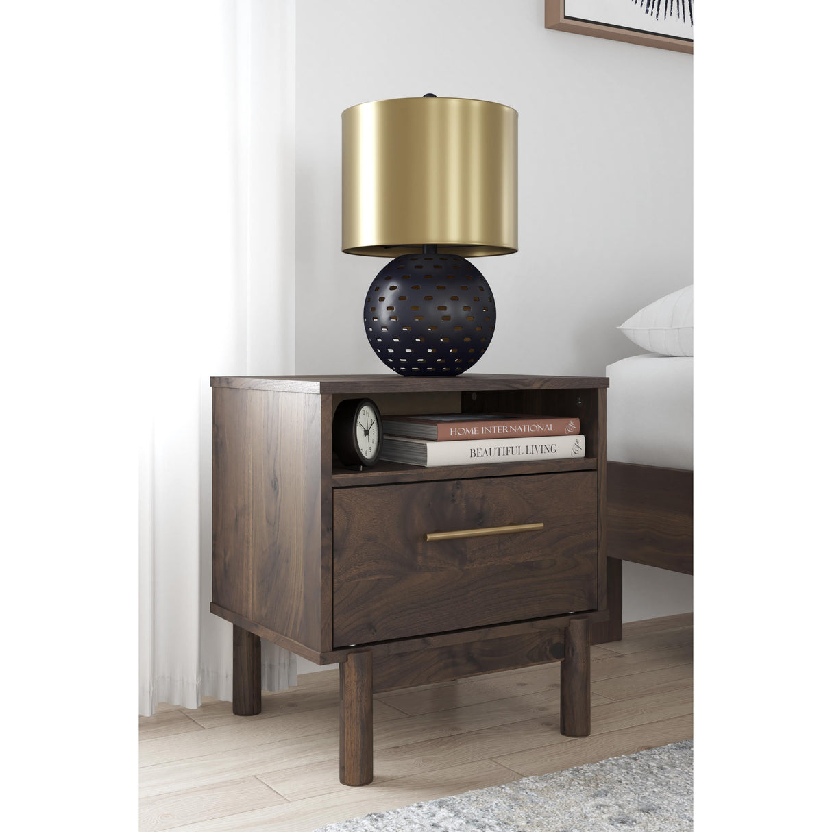  Signature Design by Ashley Calverson EB3660-291 One Drawer Night Stand IMAGE 6