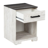 Signature Design by Ashley Shawburn EB4121-291 One Drawer Night Stand IMAGE 2