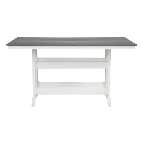  Signature Design by Ashley Transville P210-642 Rectangular Counter Table with Umbrella Option IMAGE 2
