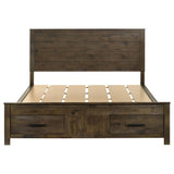  Coaster Furniture Woodmont 222631KW California King Storage Bed - Rustic Golden Brown IMAGE 3