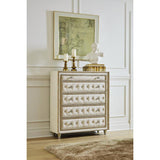  Coaster Furniture Antonella 223525 5-Drawer Bedroom Chest - Ivory and Camel IMAGE 2