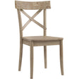  Elements International Callista X-Back Wooden Side Chair Set IMAGE 1