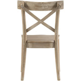  Elements International Callista X-Back Wooden Side Chair Set IMAGE 4