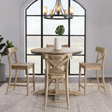  Elements International Callista Round Counter Height Dining Table IMAGE 7