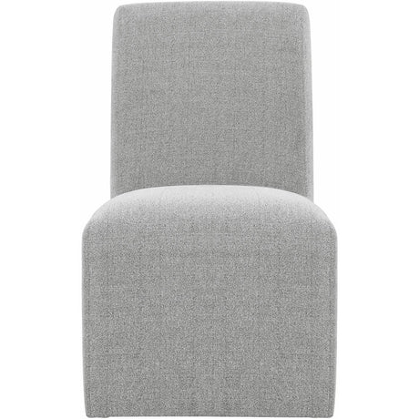 Elements International Nero Upholstered Side Chair Set IMAGE 2