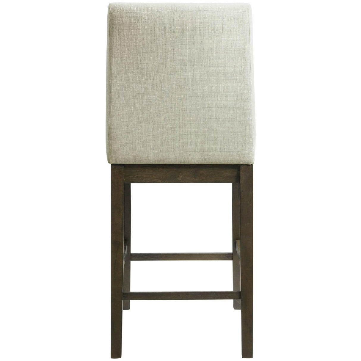  Elements International Dapper Counter Height Side Chair Set in Walnut IMAGE 3
