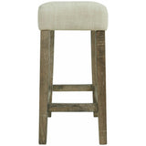  Elements International Oak Lawn Bar Table Single Pack (Table + Three Stools) IMAGE 11