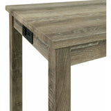  Elements International Oak Lawn Bar Table Single Pack (Table + Three Stools) IMAGE 6