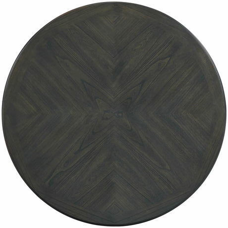  Elements International Amherst Counter Table w/Wood Leg Grey Finish IMAGE 3