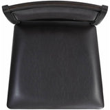  Elements International Amherst Counter Side Chair W/PU Cushion Grey Finish IMAGE 5