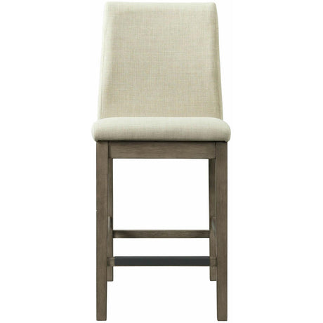  Elements International Dapper Counter Side Chair (Grey Finish) IMAGE 2