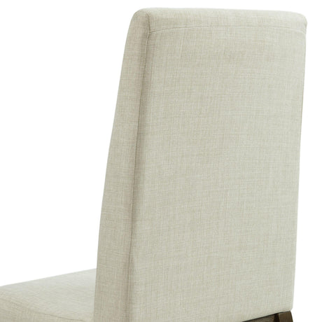  Elements International Dapper Dining Side Chair (Walnut Finish) IMAGE 4