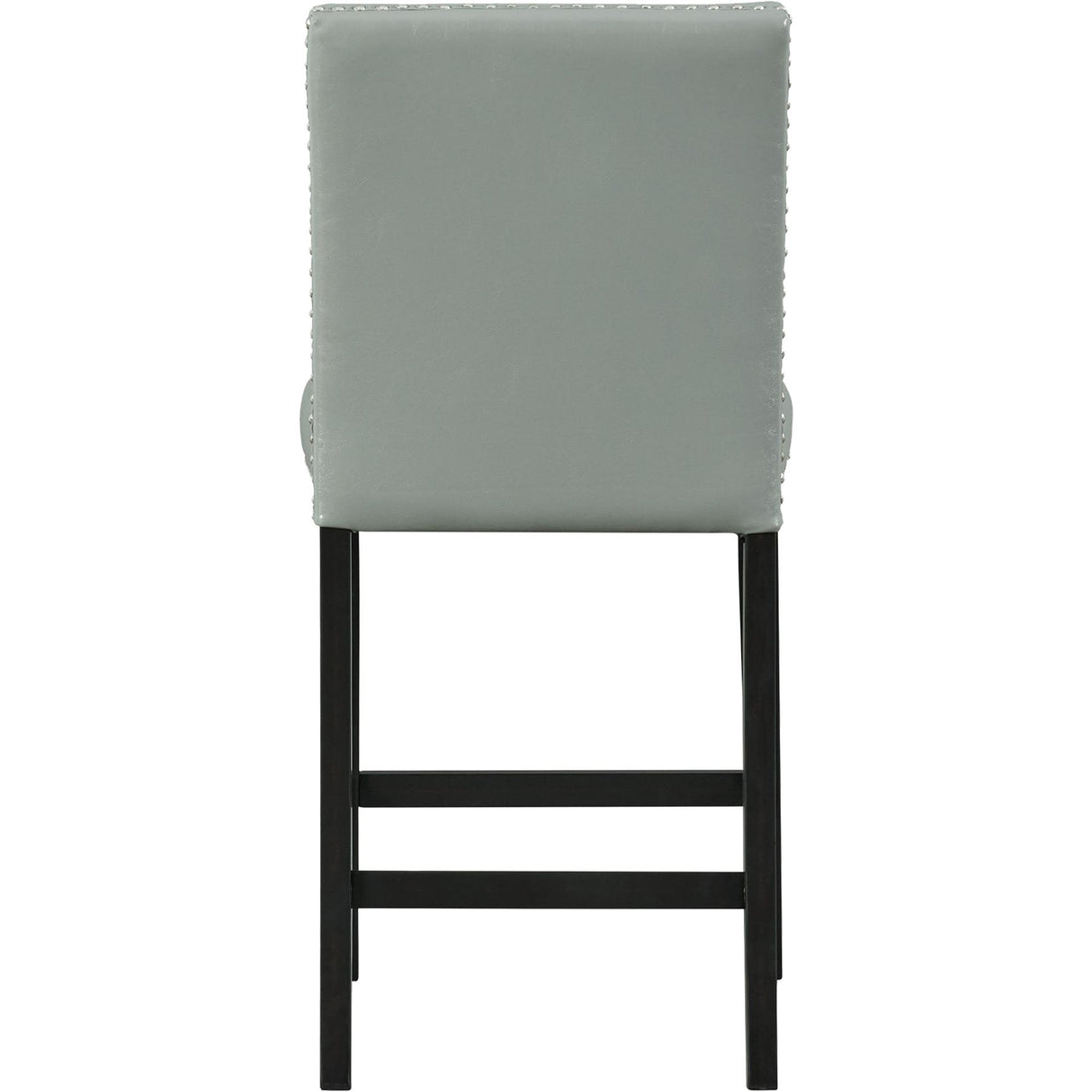 Elements International Meridian Counter Side Chair Grey IMAGE 3
