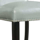  Elements International Meridian Counter Side Chair Grey IMAGE 4