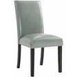  Elements International Meridian Dining Side Chair Grey IMAGE 1