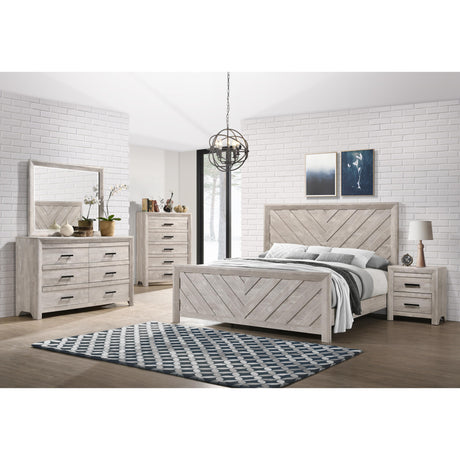  Elements International Ellen EL700DR Dresser - White IMAGE 8