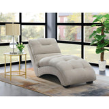  Elements International Dominick Chaise (K/D) In Amigo Linen IMAGE 8