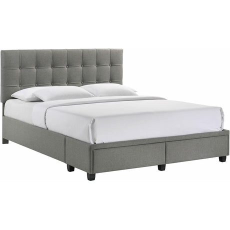  Elements International Hacienda Queen Storage Bed W/Tacoma Grey CM 003 IMAGE 1