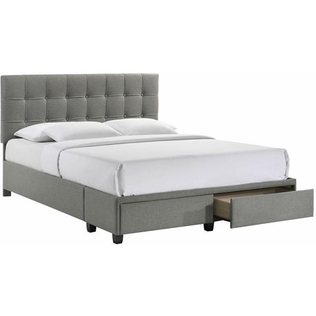  Elements International Hacienda Queen Storage Bed W/Tacoma Grey CM 003 IMAGE 2
