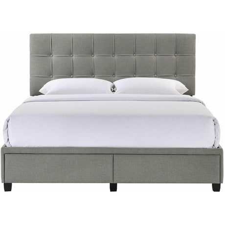  Elements International Hacienda Queen Storage Bed W/Tacoma Grey CM 003 IMAGE 3
