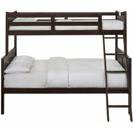 Elements International Sami Twin Over Full Bunk Espresso IMAGE 2