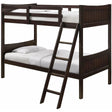 Elements International Sami Twin Over Twin Bunk Espresso IMAGE 1