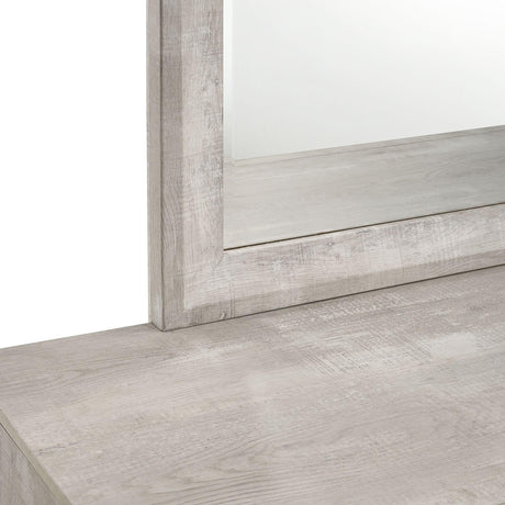  Elements International Ellen Dresser & Mirror Set White IMAGE 4