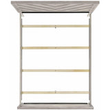  Elements International Ellen EL700QB Queen Bed - White IMAGE 4