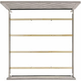  Elements International Ellen EL700KB King Bed - White IMAGE 4