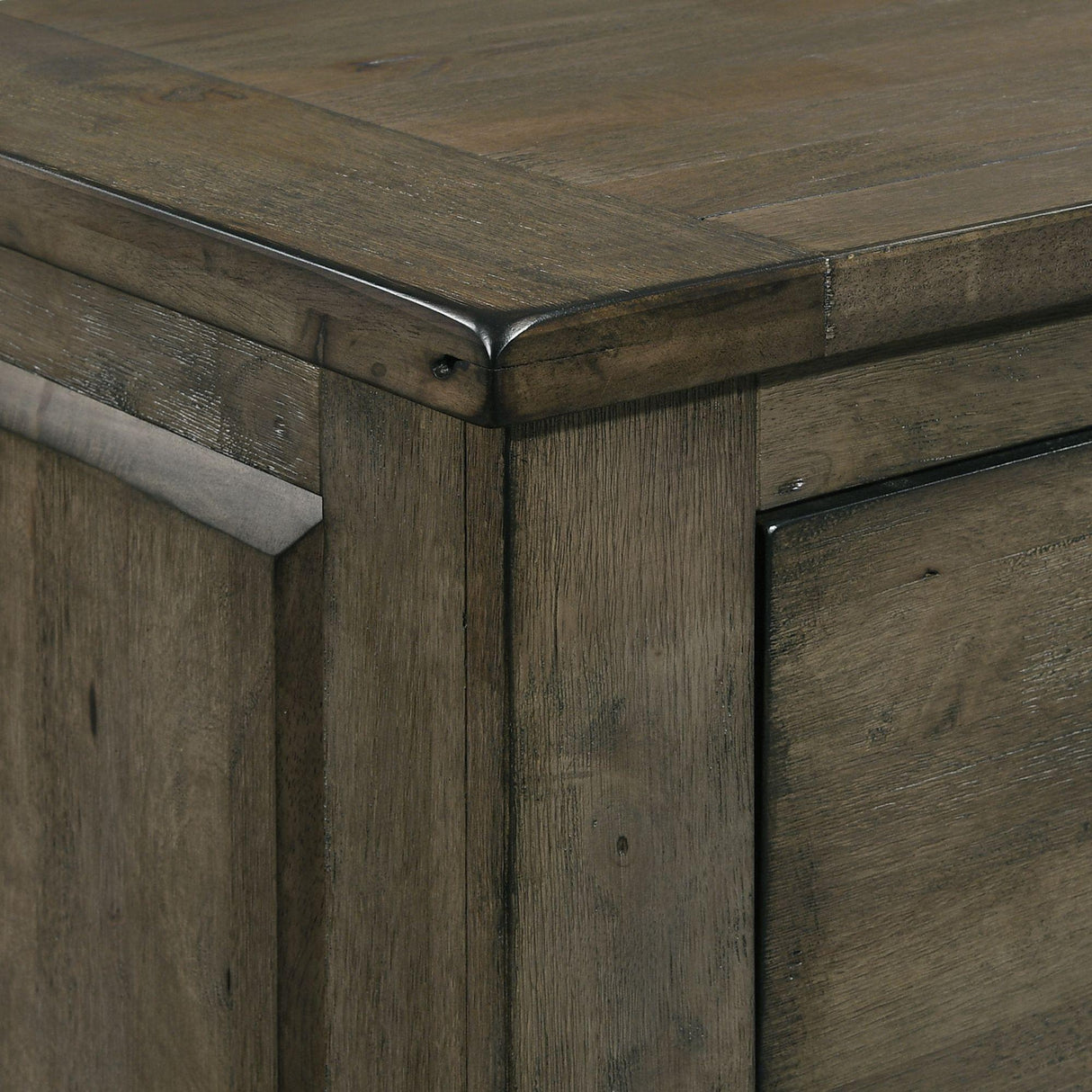  Elements International Maverick Dresser & Mirror Grey IMAGE 7