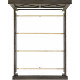  Elements International Maverick Queen Panel Bed Grey IMAGE 3