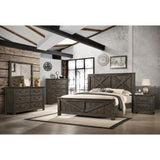  Elements International Maverick Queen Panel Bed Grey IMAGE 6