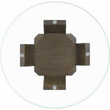  Elements International Dapper Round Dining Table IMAGE 3