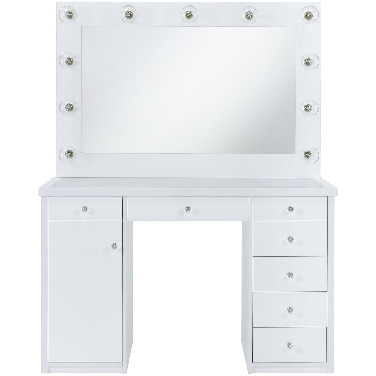  Elements International Amia Complete Vanity with Lightbulbs IMAGE 1