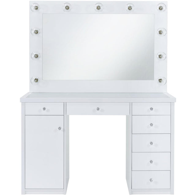  Elements International Amia Complete Vanity with Lightbulbs IMAGE 1