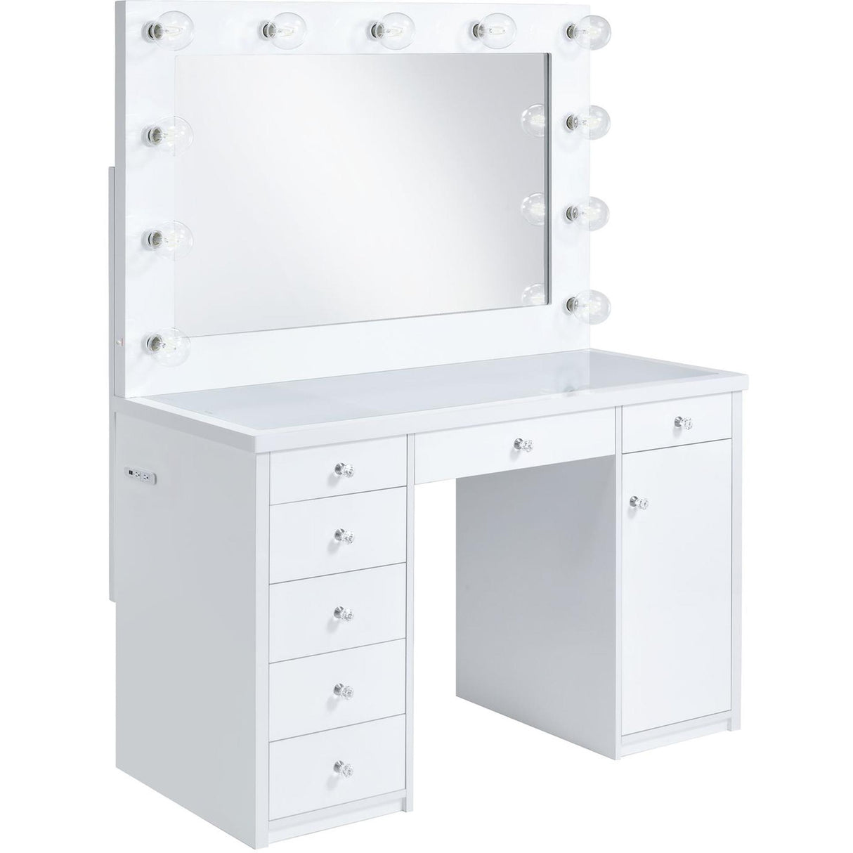  Elements International Amia Complete Vanity with Lightbulbs IMAGE 2