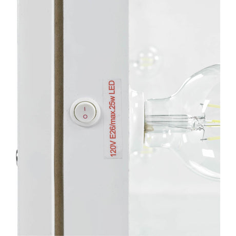  Elements International Jacey Complete Vanity with Lightbulbs IMAGE 8