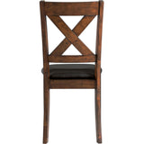 Elements International Alex Dining Side Chair - Espresso IMAGE 4