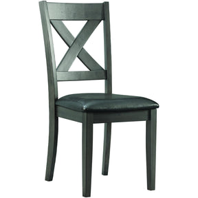  Elements International Alex Dining Side Chair Grey IMAGE 1