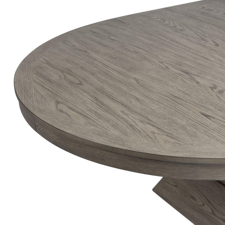  Elements International Collins Dining Table Complete in Grey IMAGE 5
