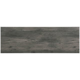  Elements International Oak Lawn Charcoal Grey Bar Table Single Pack (Table + 3 Grey Fabric Stools) IMAGE 8