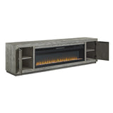  Signature Design by Ashley Naydell W996W1 92" TV Stand with Electric Fireplace IMAGE 2