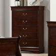  Furniture of America Louis Philippe 5-Drawer Chest CM7966CH-C IMAGE 1